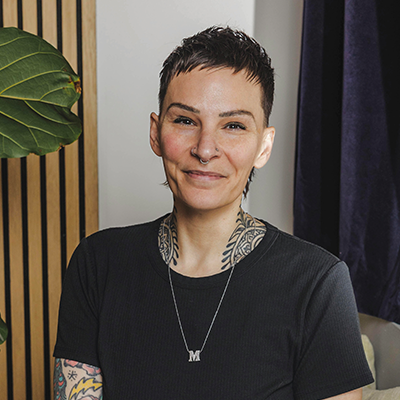 Professional headshot of Licensed Massage Therapist, Amy, at The Wellness Center.